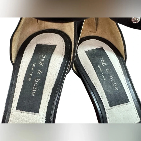 Rag & Bone Tamira II Sandal Pump in Black Leather - Picture 8 of 8